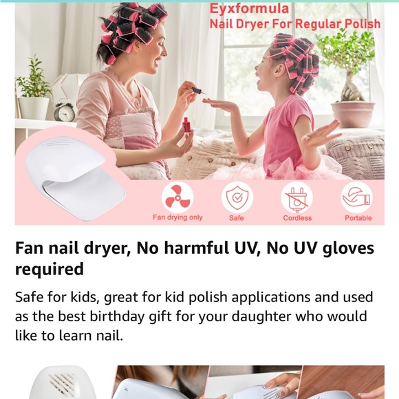 NEW Nail Dryer New in Box Drying Fan for Manicures and Pedicures NIB Mani & Pedi - Picture 7 of 9